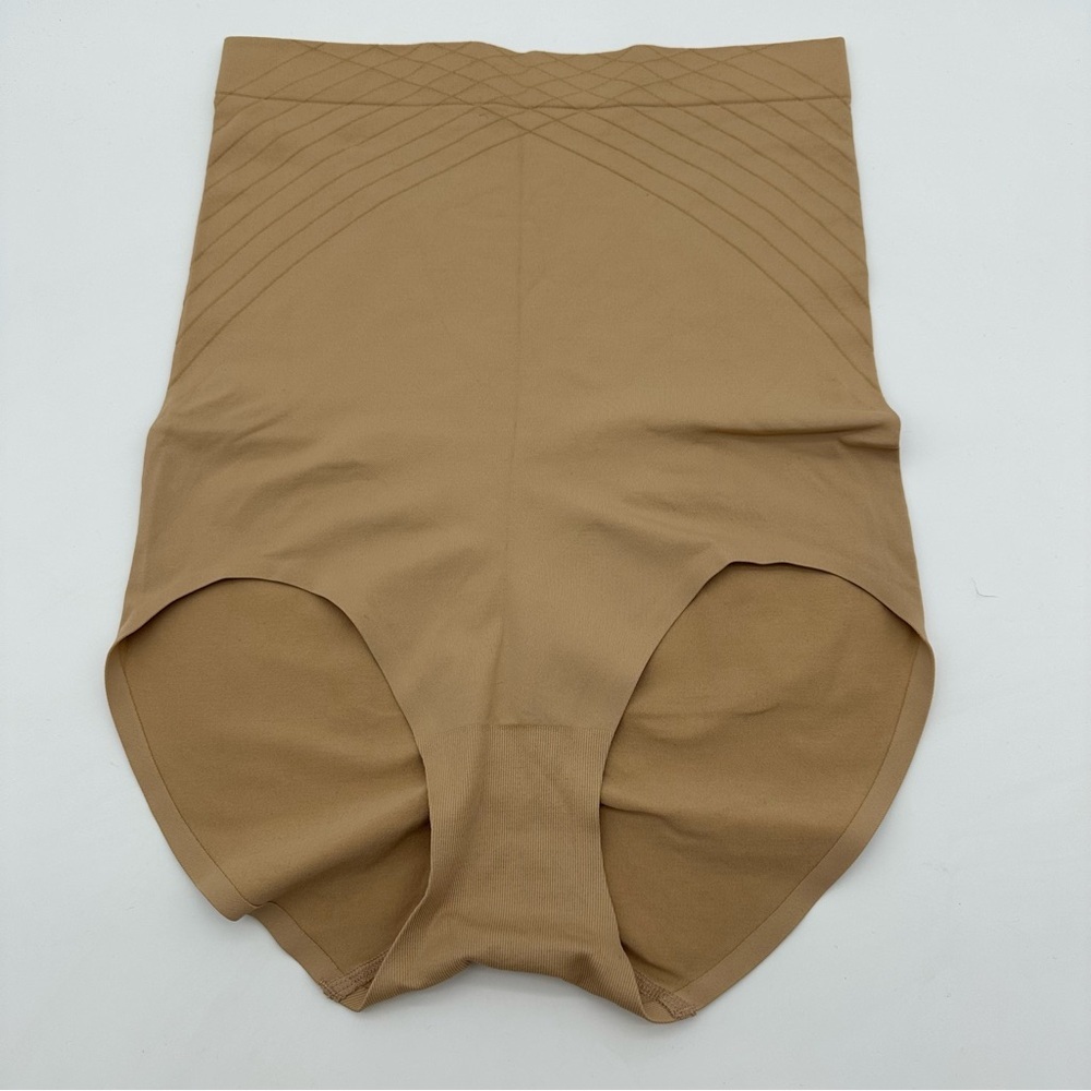 Maidenform High-Waisted Shapewear Brief in Tan